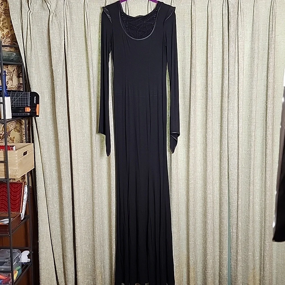 Punk Rave Enchantress Hooded Dress - Picture 2 of 7